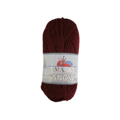 Włóczka Himalaya Snow 14 bordowa 100g­/­107m