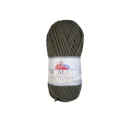 Włóczka Himalaya Snow 35 ciemny khaki 100g­/­107m