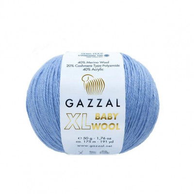 Włóczka Baby Wool XL 813 niebieska