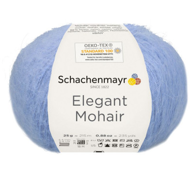 Włóczka Elegant Mohair niebieska