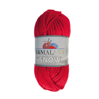 Włóczka Himalaya Snow 12 czerwona