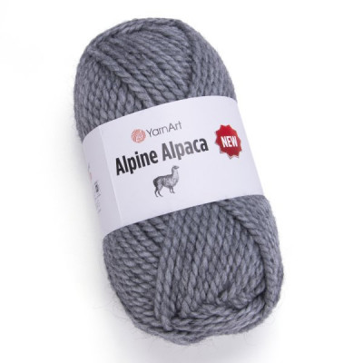 Włóczka Alpine Alpaca 1447 szary melanż