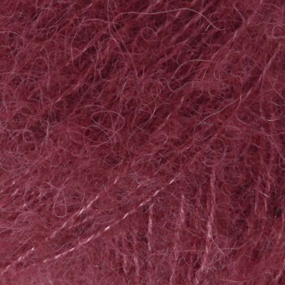 Włóczka Brushed Alpaca Silk bordowa