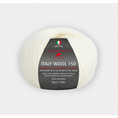 Włóczka Italy Wool 150 biała