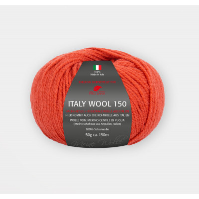 Włóczka Italy Wool 150 ceglasta