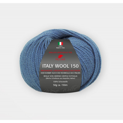 Włóczka Italy Wool 150 dżinsowa