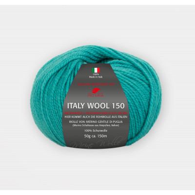 Włóczka Italy Wool 150 turkusowa