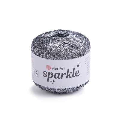 Nici metalizowane Sparkle ciemnosrebrne