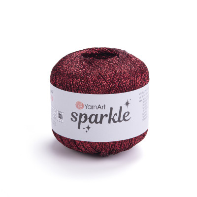 Nici metalizowane Sparkle ciemnoczerwone