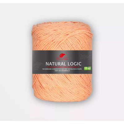 Włóczka Natural Logic jasnopomarańczowa