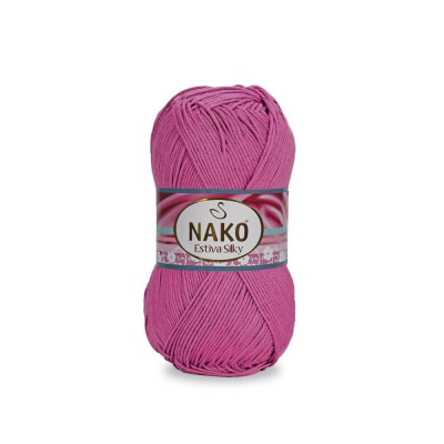 Włóczka Estiva Silky fuksja