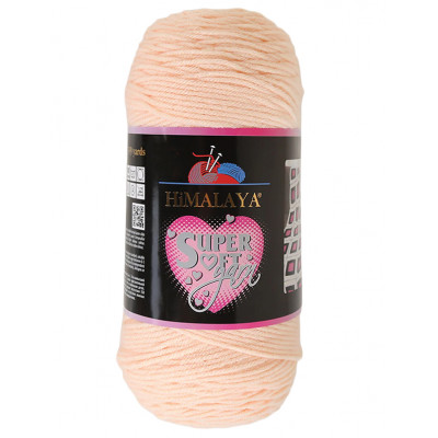 Włóczka Super Soft morela