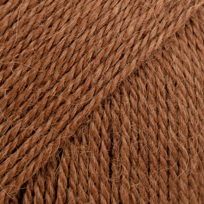 Włóczka Alpaca uni miedziany brąz