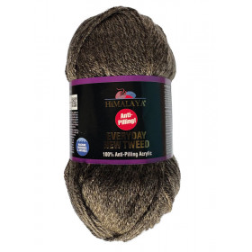 Włóczka Everyday New Tweed 22 szaro-brązowa Włóczka Everyday New Tweed 22 szaro-brązowa